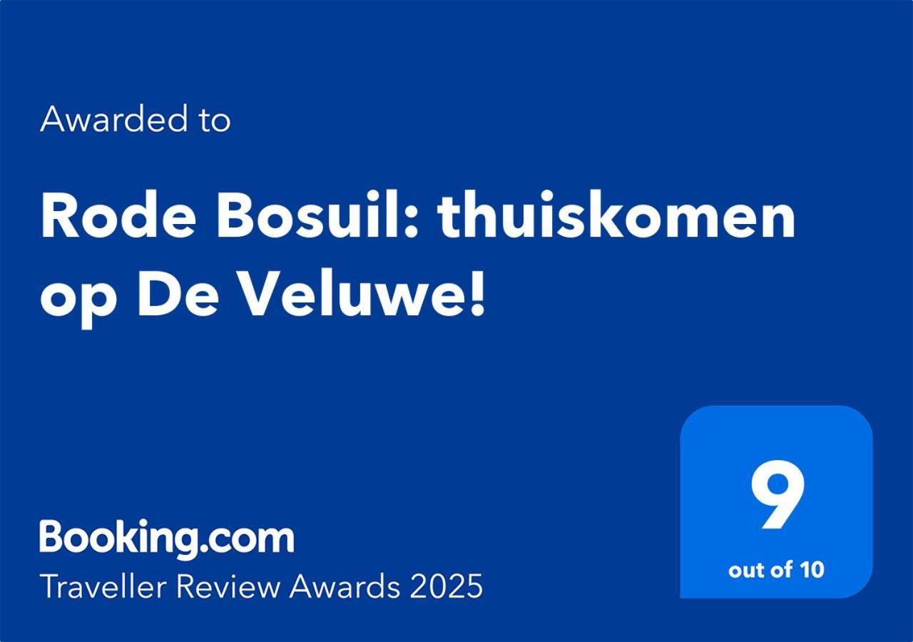 Rode Bosuil: Thuiskomen Op De Veluwe! Otterlo Exterior foto